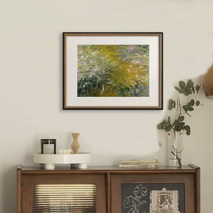 Framed Impressionist Flower Art