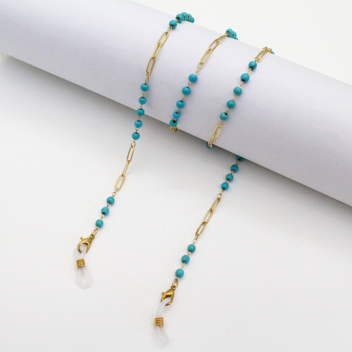 Chunky Beaded Eyewear Chain Acalora