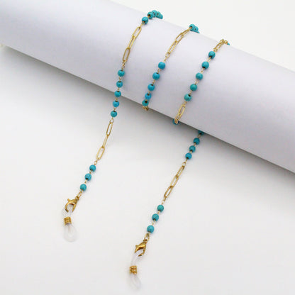 Chunky Beaded Eyewear Chain Acalora