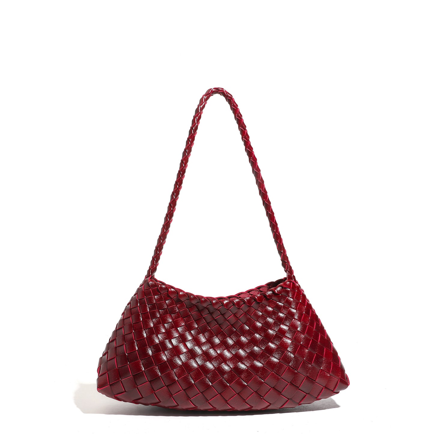 Textured Woven Shoulder Bag Acalora