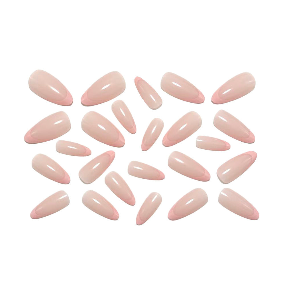 Nail design with French tip Acalora