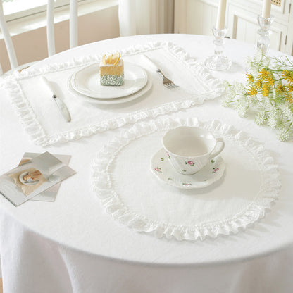 Lace Trimmed Placemats