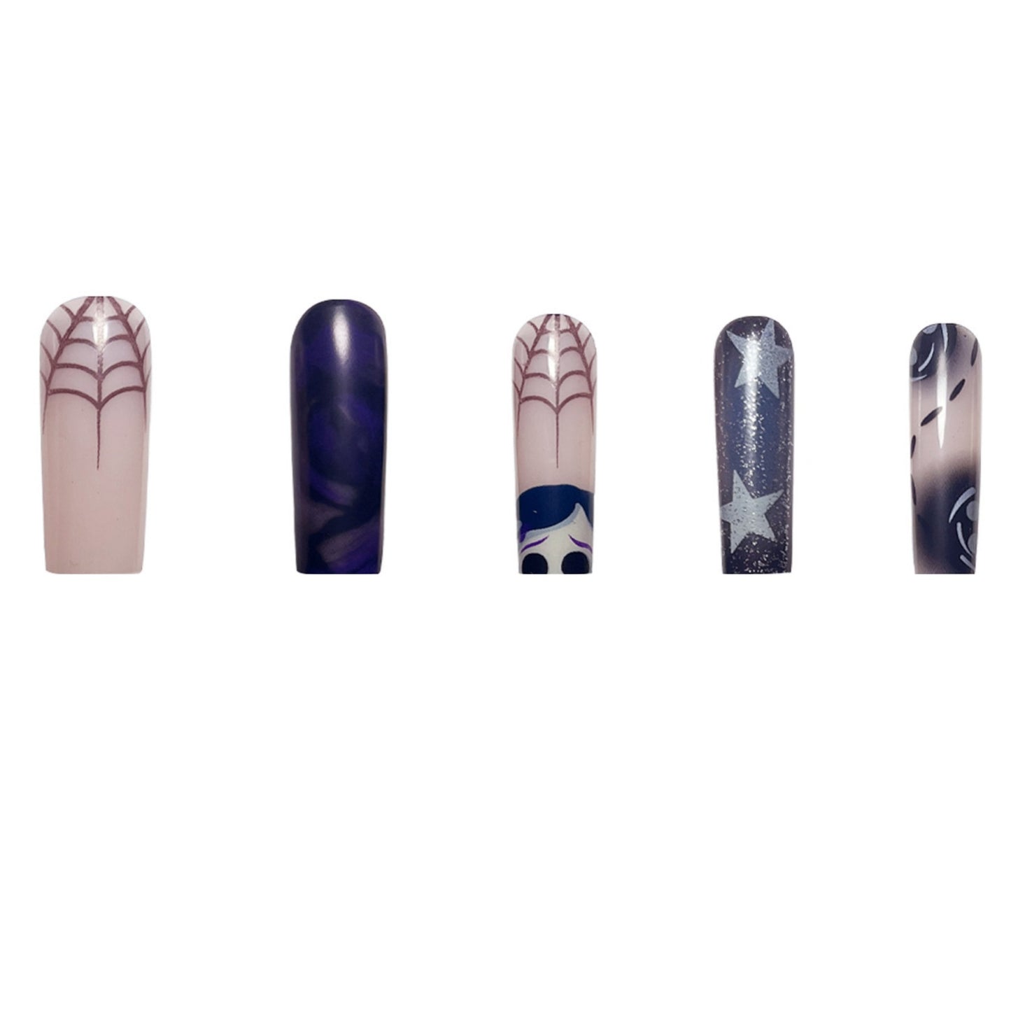 Artistic Cosmic Nail Design Acalora
