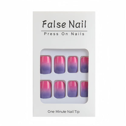 Trendy ombre design artificial nails Acalora