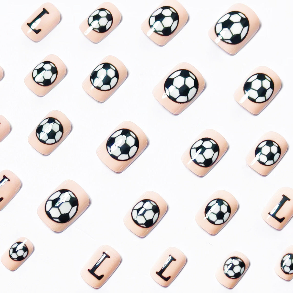 Sporty Themed Nail Art Design Acalora