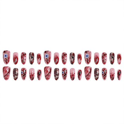 Creative artificial nail set with unique, artistic accents Acalora