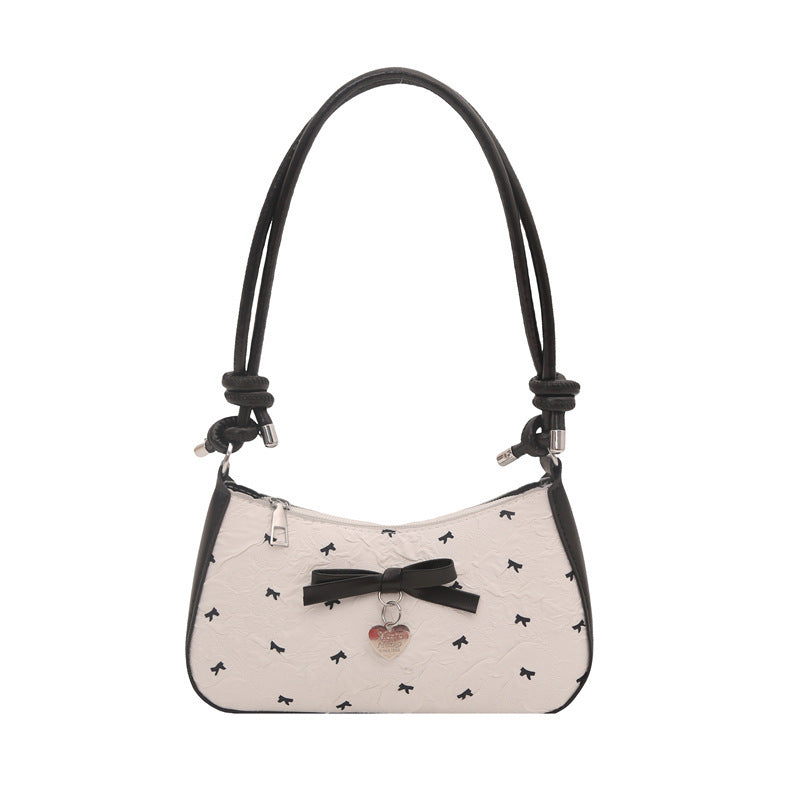 Charming Bow Detail Quilted Handbag Acalora