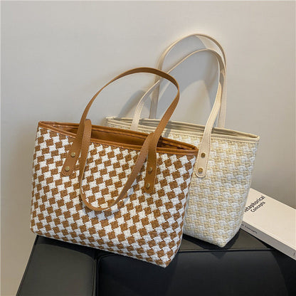 Decorative Woven Tote Bag Acalora