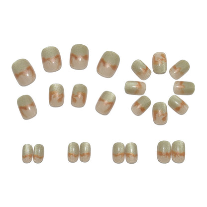 Artificial nails in modern marble design Acalora