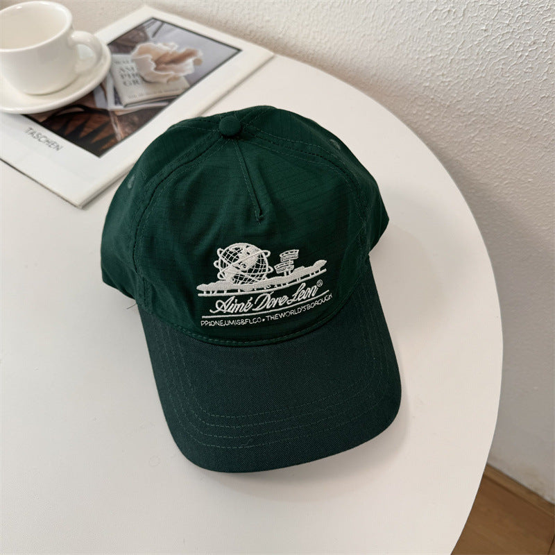 Men's Embroidered Graphic Baseball Cap Bowlift