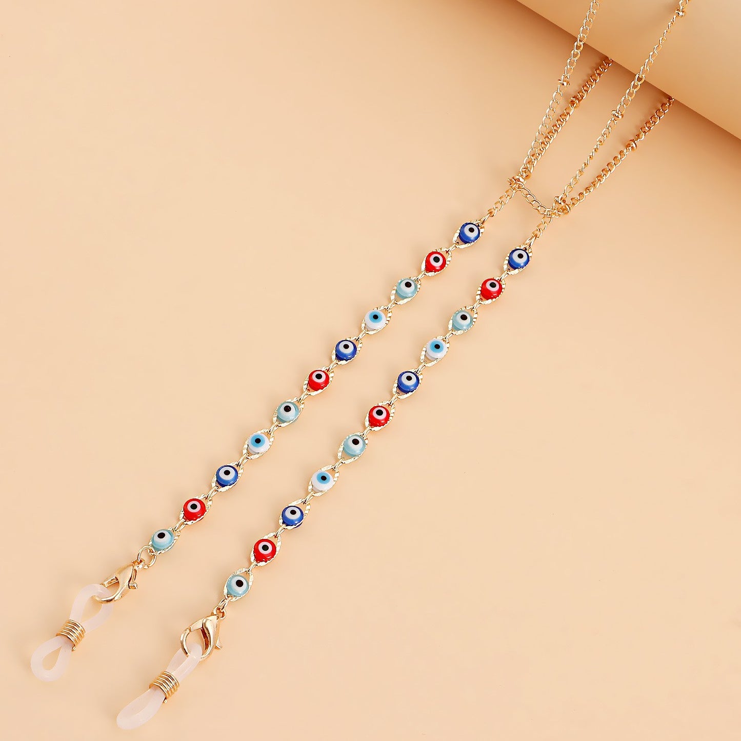 Stylish Sunglasses with Decorative Chain Acalora