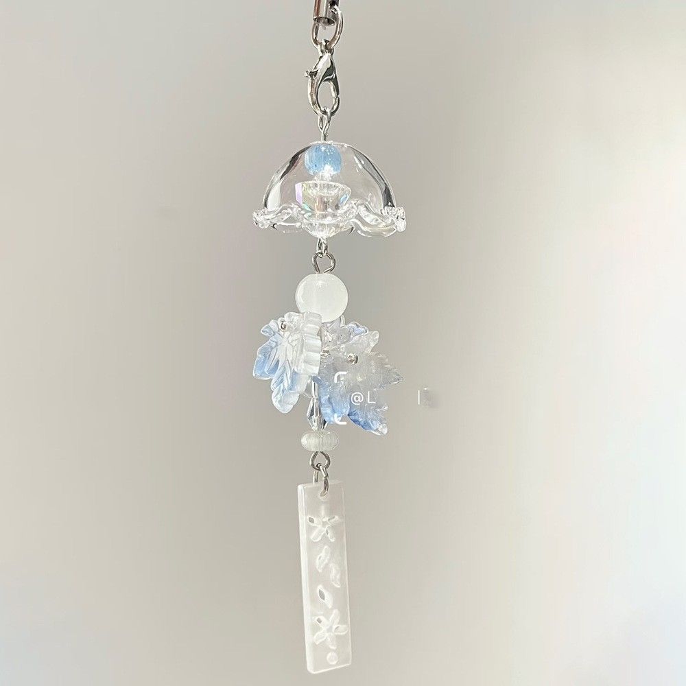 Decorative Floral Charm Keychain Acalora