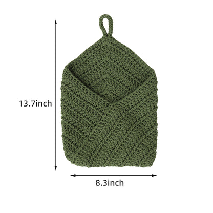 Hand-knotted storage bag Acalora