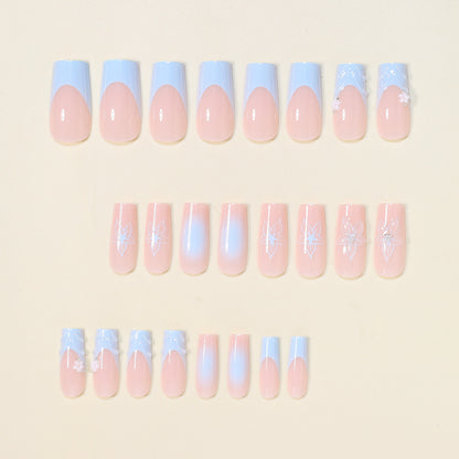 3D Floral Decorative Press-On Nail Art Acalora