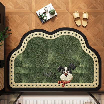 Charming Cat-Themed Door Mat
