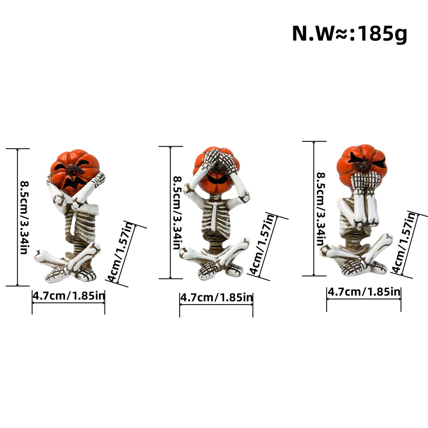 Decorative skeleton figure Acalora