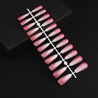 Stylish rose pattern artificial nails Acalora