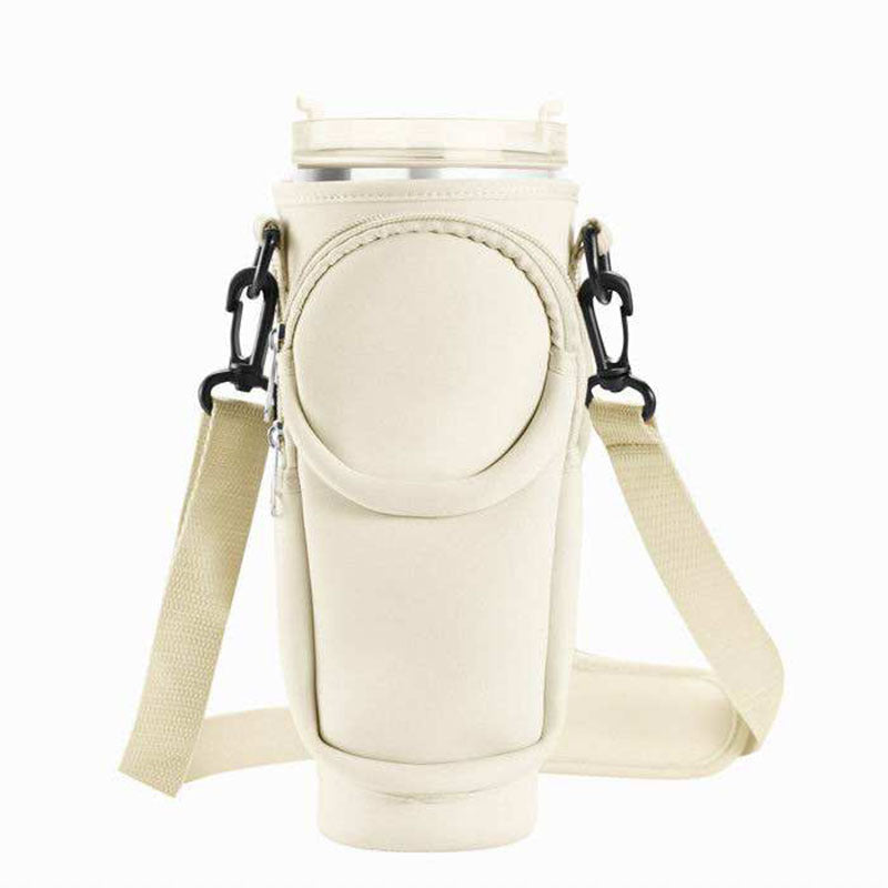 Ladies trendy and sparkling drinking bottle with shoulder bag Bowlift