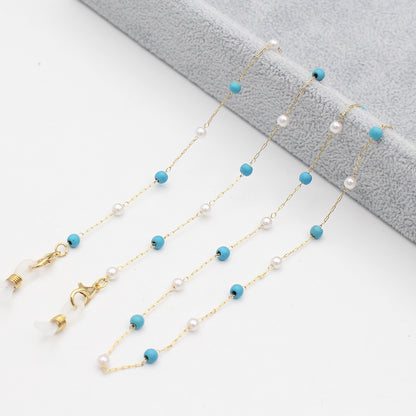 Elegant Multi-Color Eyewear Chain Acalora