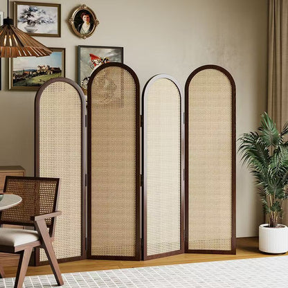 Elegant Rattan Room Divider Acalora