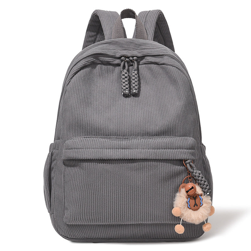 Cute Corduroy Backpack Acalora