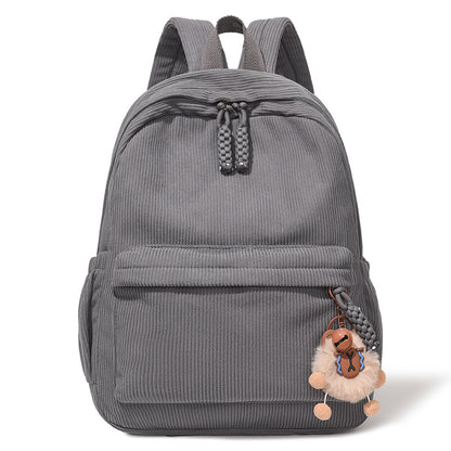 Cute Corduroy Backpack Acalora