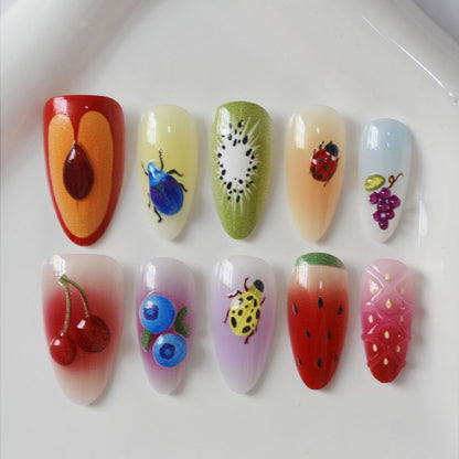 Artistic Fruity Nail Art Set Acalora