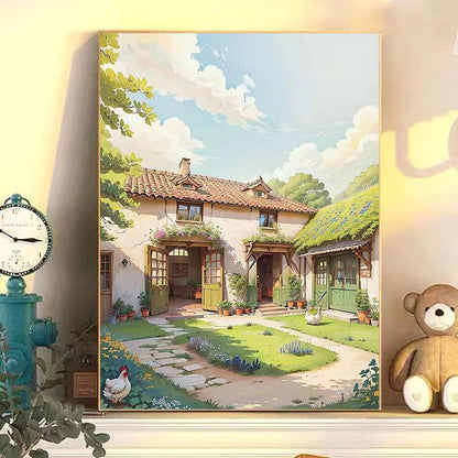 Serenity-Inspired Garden Scene Wall Art