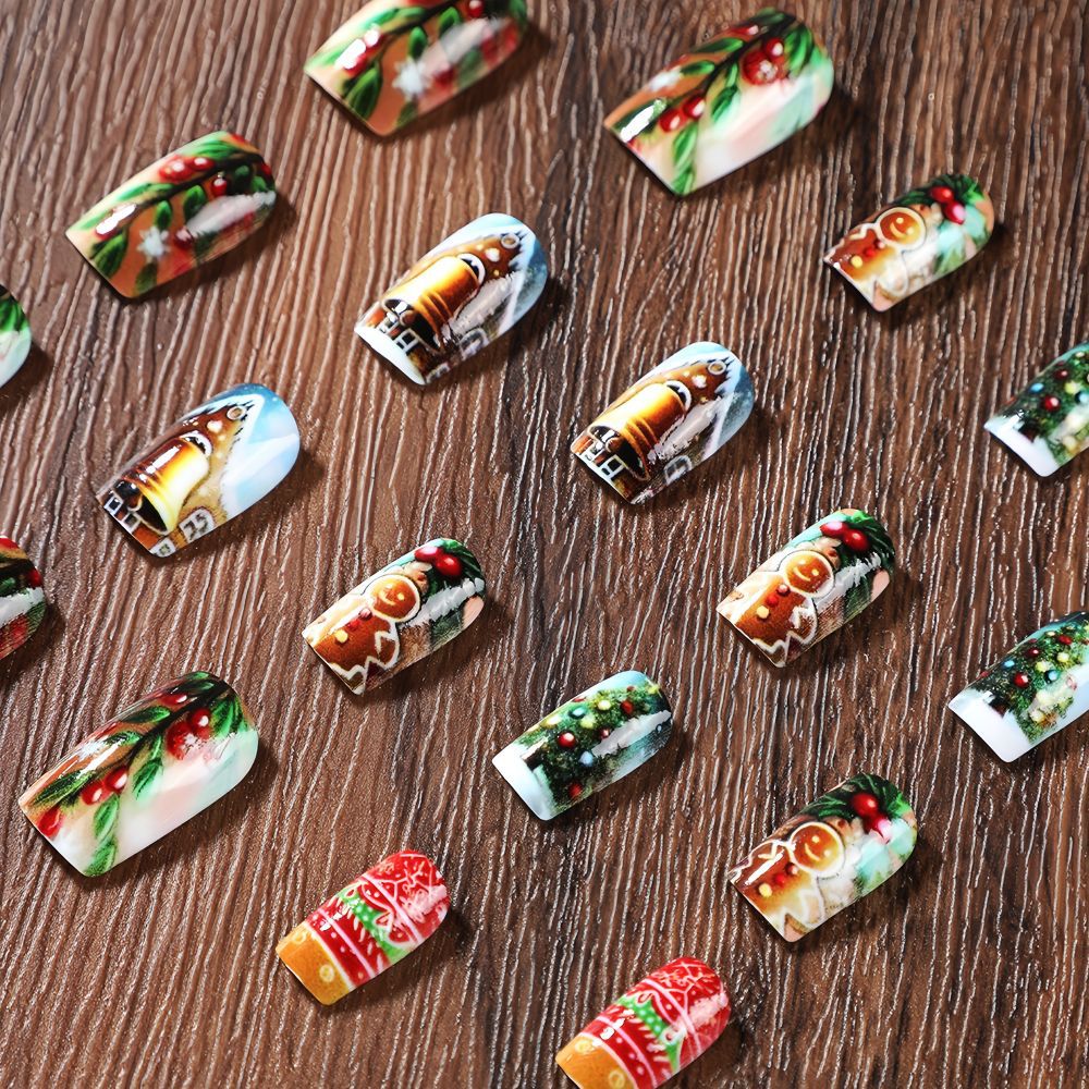 Christmas Art Nails Set Acalora