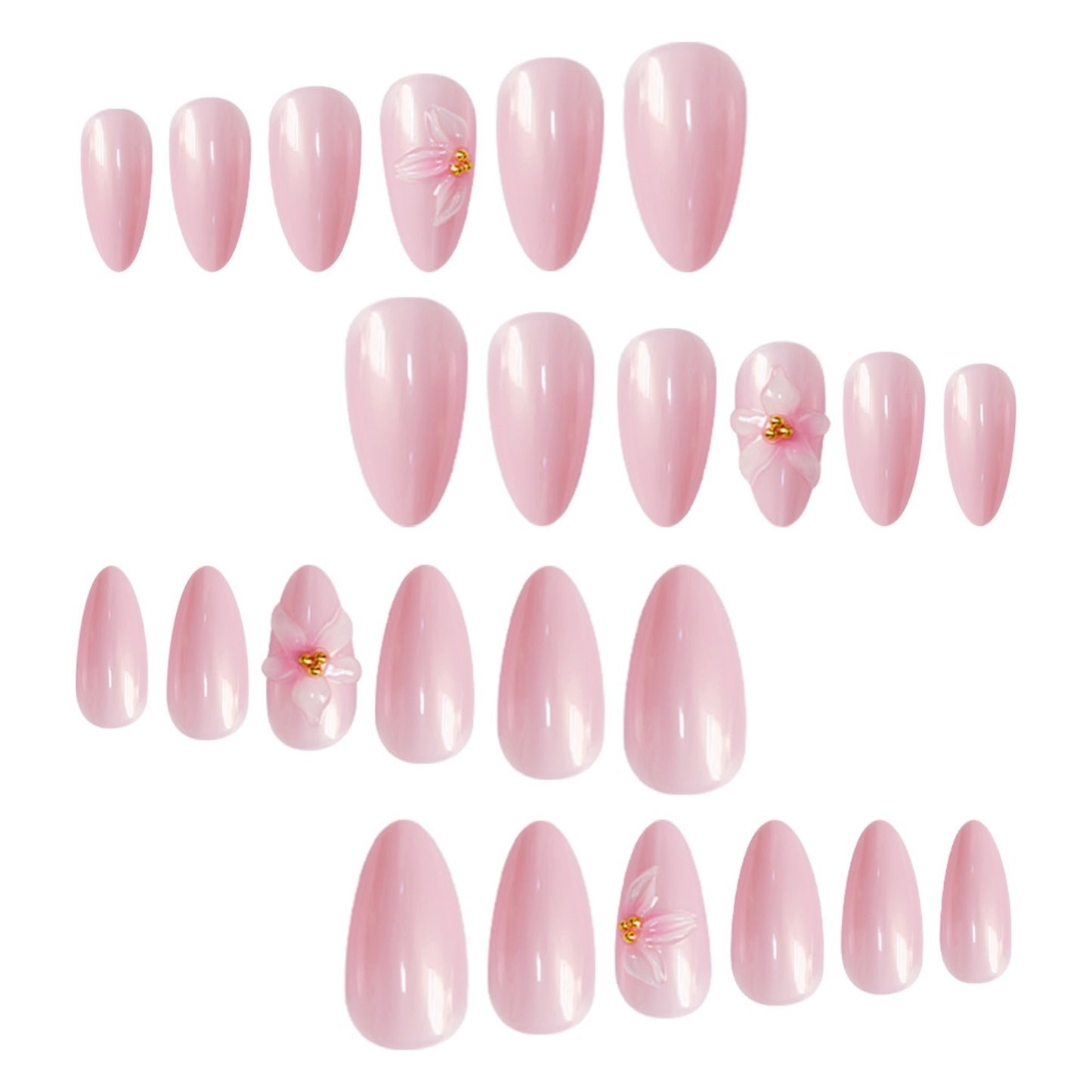Elegant Floral Nail Art Acalora