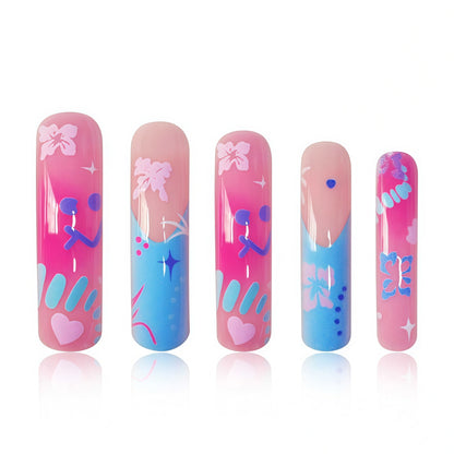 Artistic Press-On Nail Extensions Acalora
