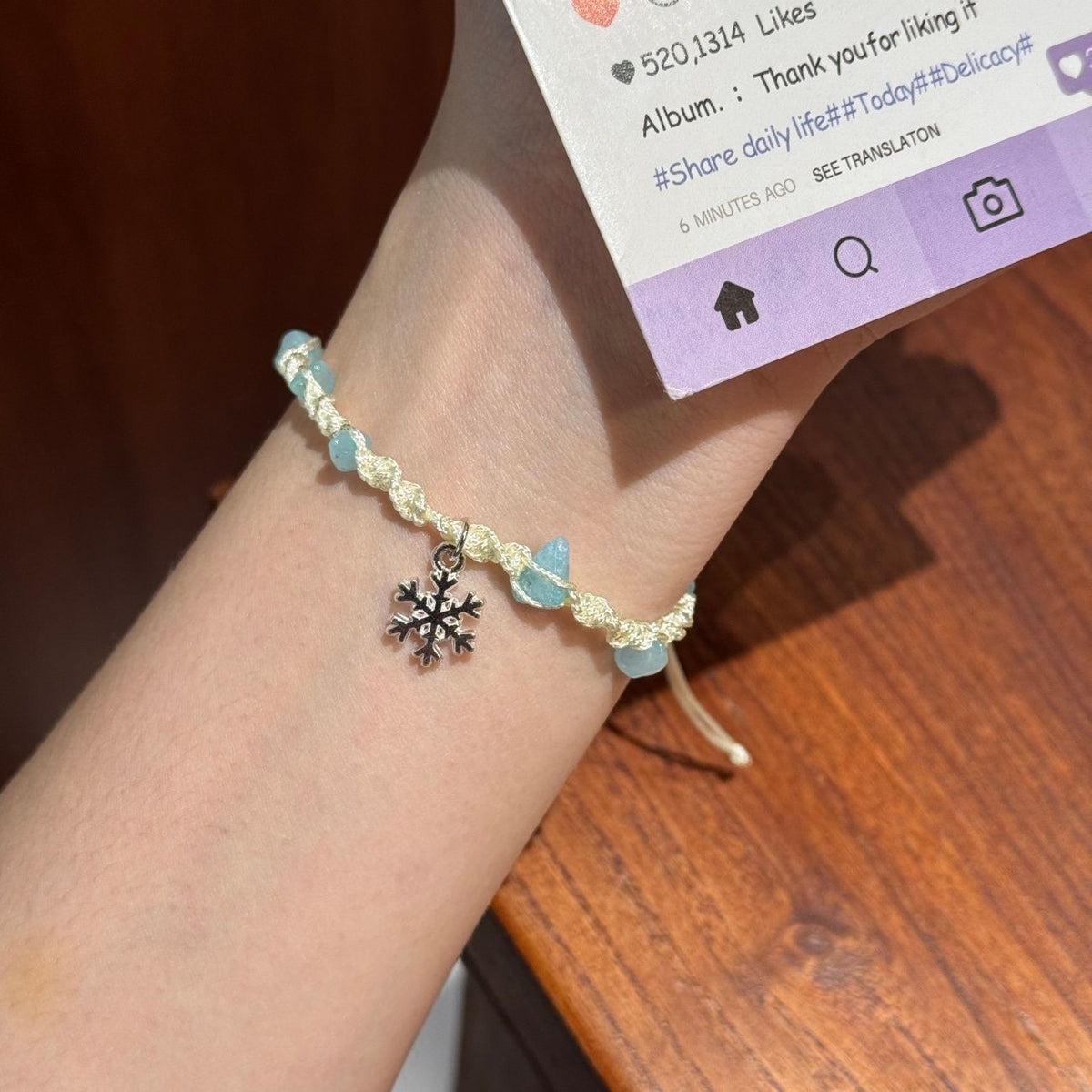 Crystal Charm Bracelet Acalora