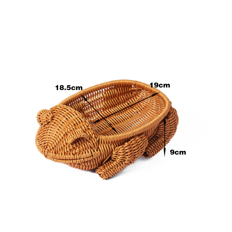 Decorative Wicker Duck Acalora