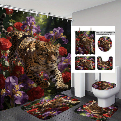 Autumn Leaves Digital Bathroom Set