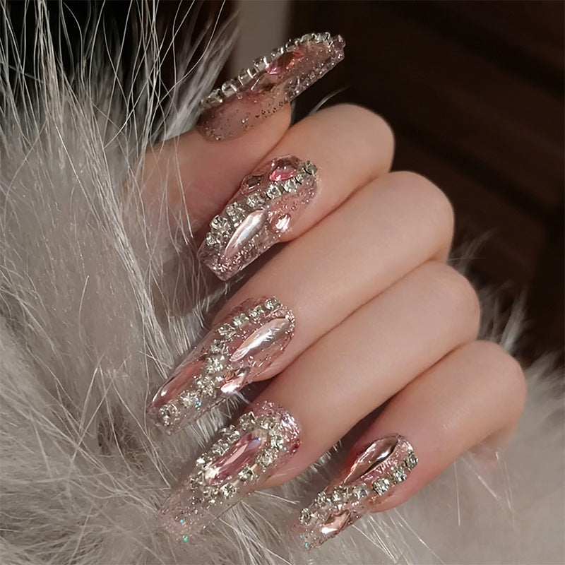 Glamorous nail art set with crystal decoration Acalora