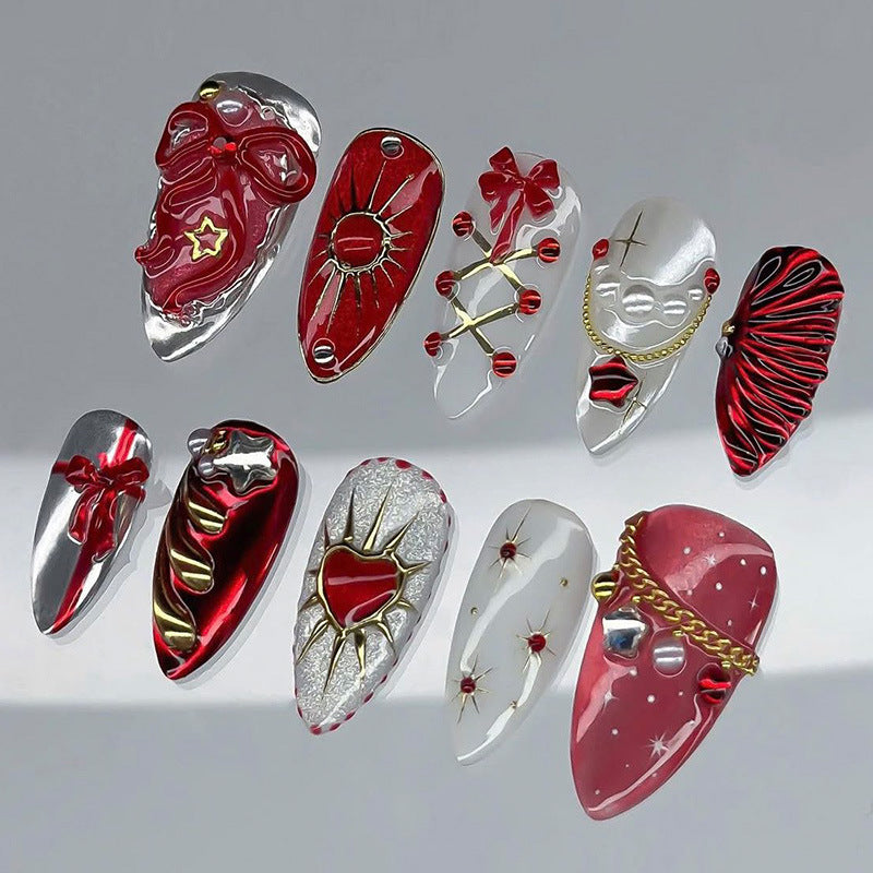 Holiday-Themed Press-On Nail Art Collection Acalora