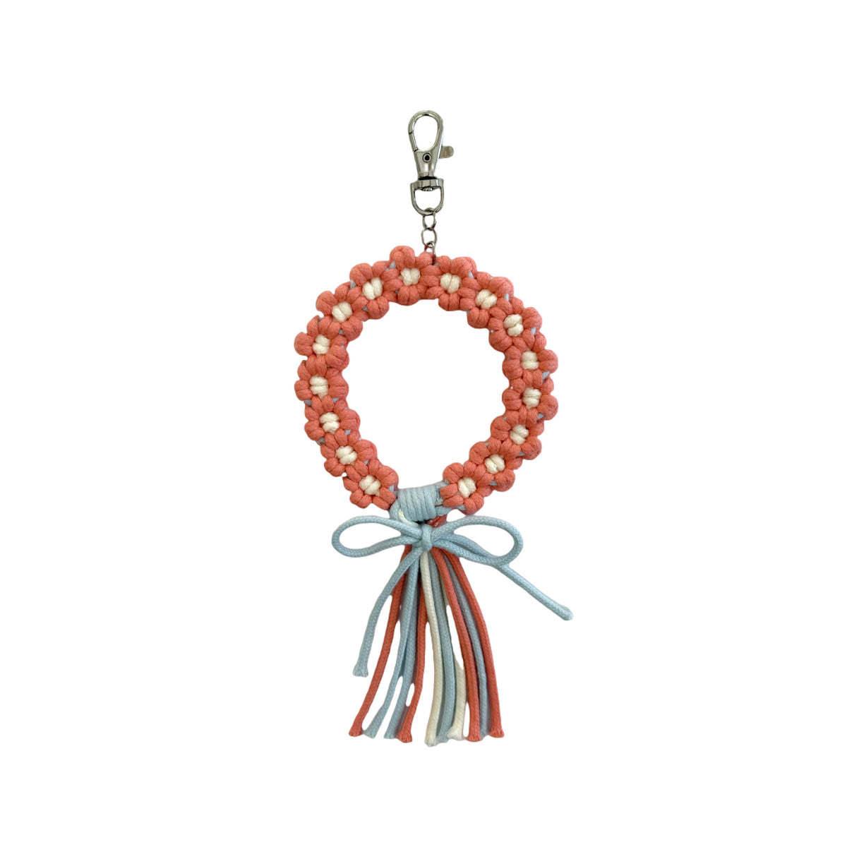 Decorative Macrame Keychain Holder Acalora