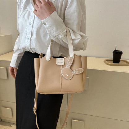 Structured Faux Leather Handbag Acalora