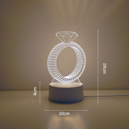 LED Tiger Figure Decorative Lamp