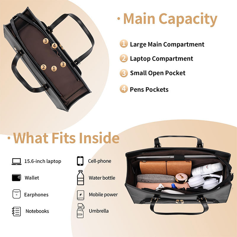 Insulated Multi-Compartment Lunch Tote Acalora
