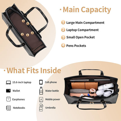 Insulated Multi-Compartment Lunch Tote Acalora