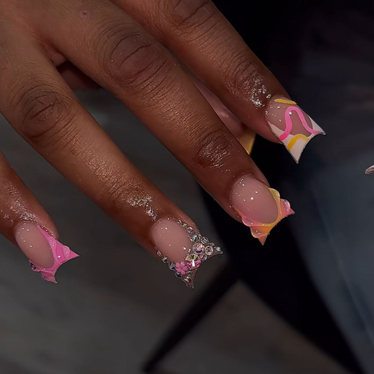 Artistic Gel Nail Art Design Acalora