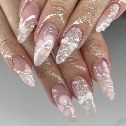 Elegant 3D Decorative Nail Enhancements Acalora