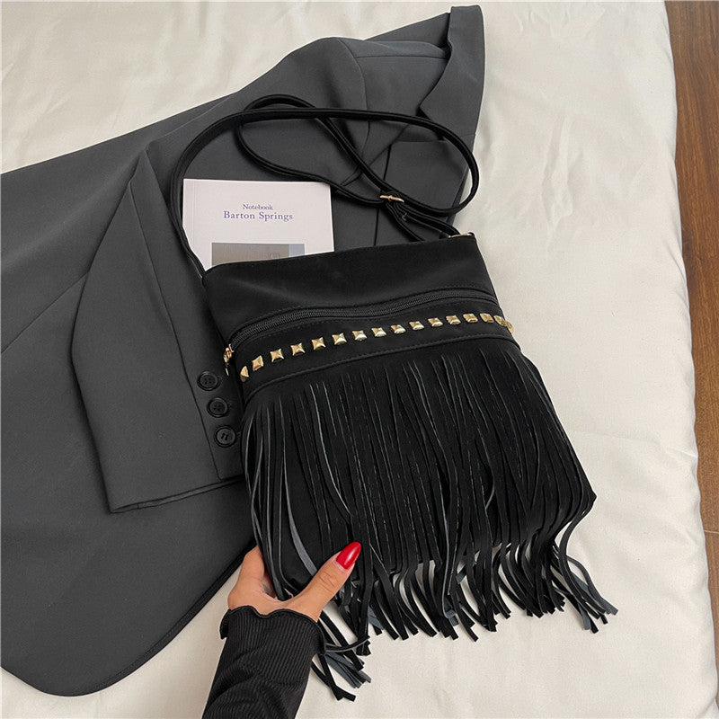 Stylish Fringe Crossbody Bag Acalora