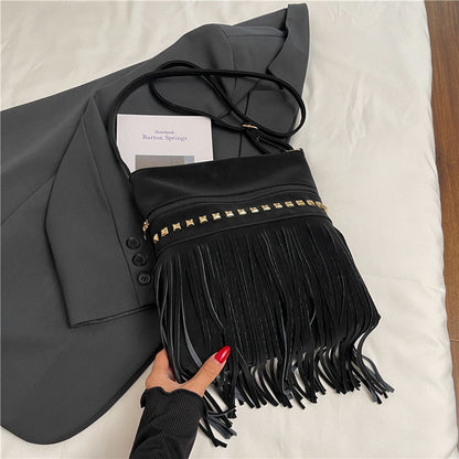 Stylish Fringe Crossbody Bag Acalora