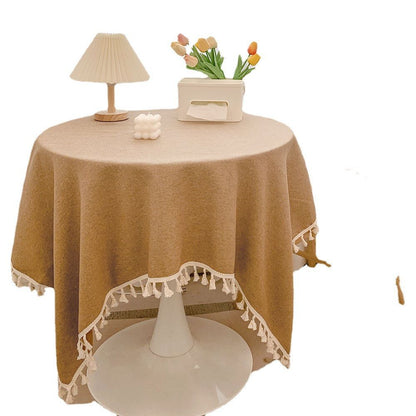Decorative Tablecloth with Tassels