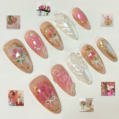 Creative Press-On Nail Art Set Acalora 1788495618