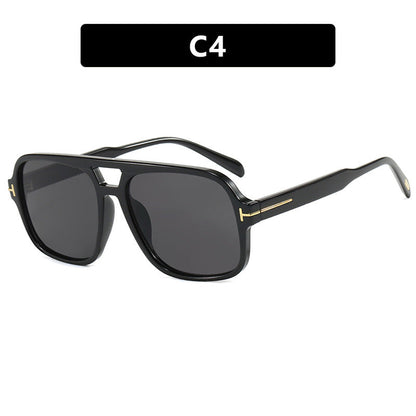 Women's trendy sunglasses with square frame and polarizing yellow lenses Kalsten
