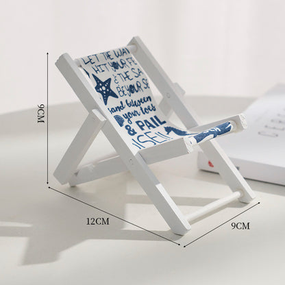 Miniature Beach Chair Figurine