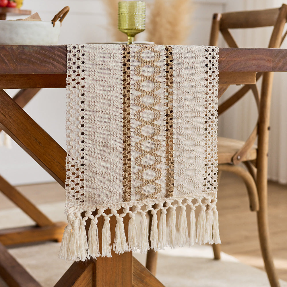 Elegant Textured Table Runner